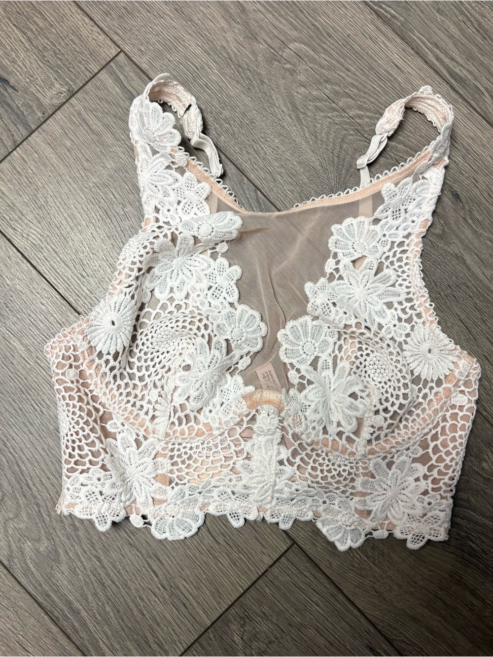 Mesh lace bra 32B